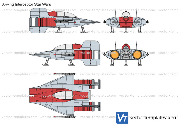 A-wing Interceptor Star Wars