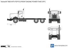 Kenworth T800 WITh FEPTO (FRONT ENGINE POWER TAKE OFF)