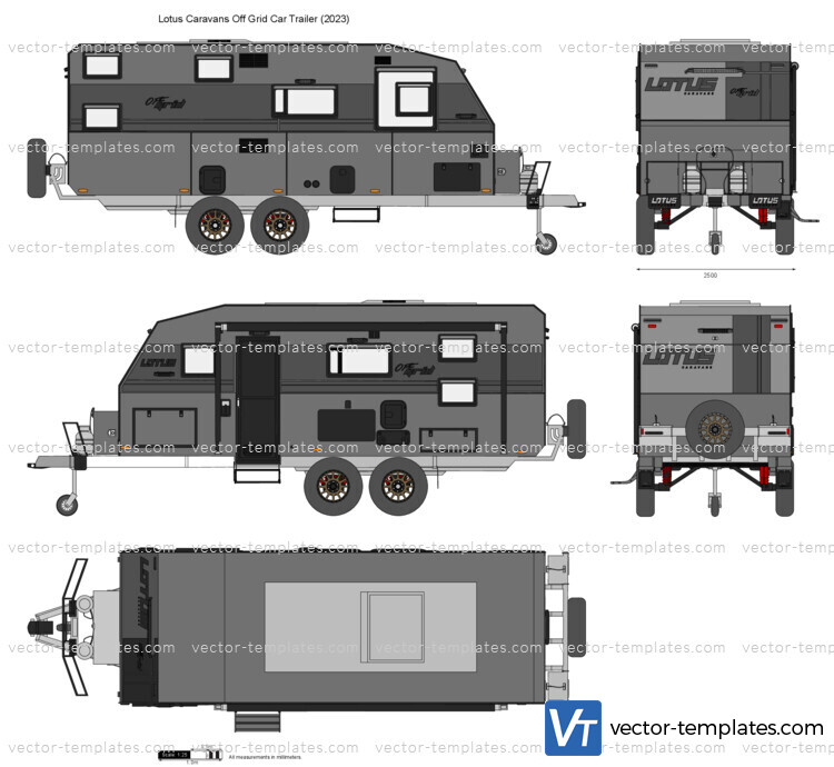 Lotus Caravans Off Grid Car Trailer