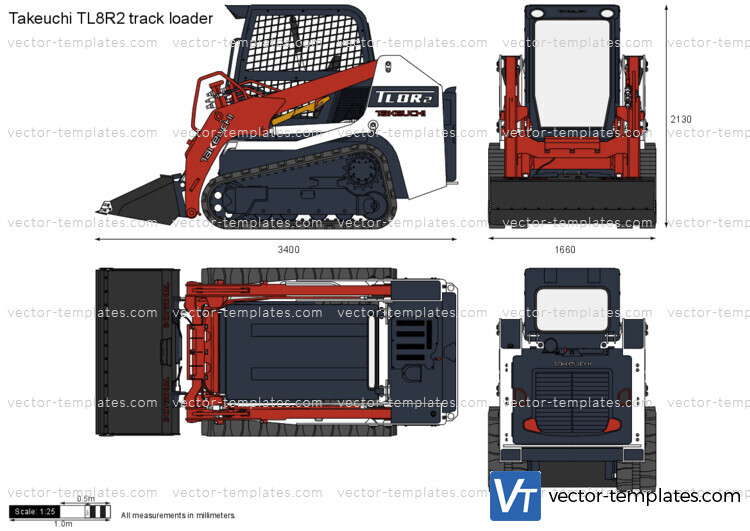 Takeuchi TL8R2 track loader