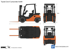Toyota Core IC pneumatic forklift