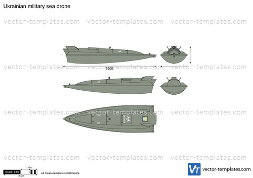 Ukrainian military sea drone