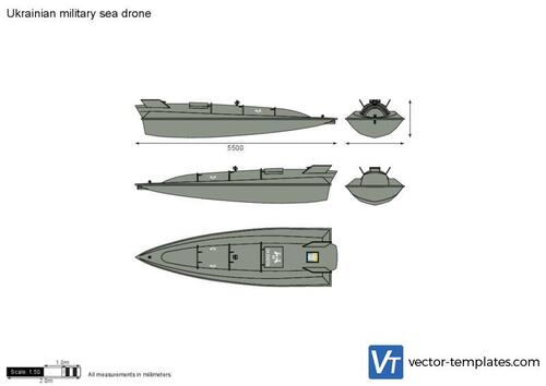 Ukrainian military sea drone