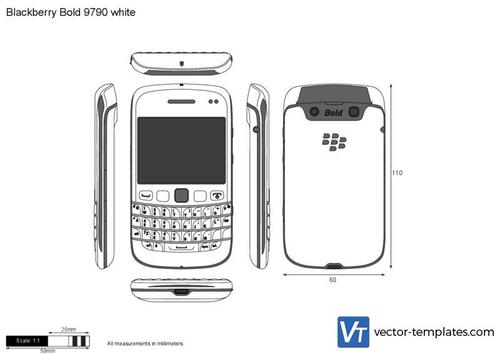 Blackberry Bold 9790 white