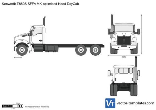 Kenworth T880S SFFA MX-optimized Hood DayCab