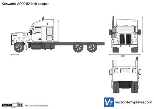 Kenworth W990 52-inch sleeper