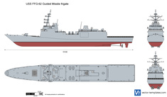 USS FFG-62 Guided Misslie frigate