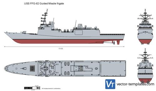 USS FFG-62 Guided Misslie frigate