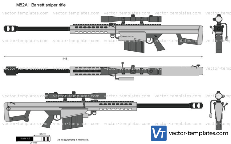 M82A1 Barrett sniper rifle