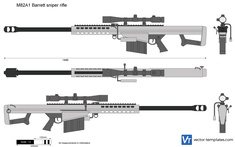 M82A1 Barrett sniper rifle