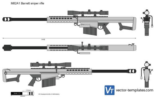 M82A1 Barrett sniper rifle