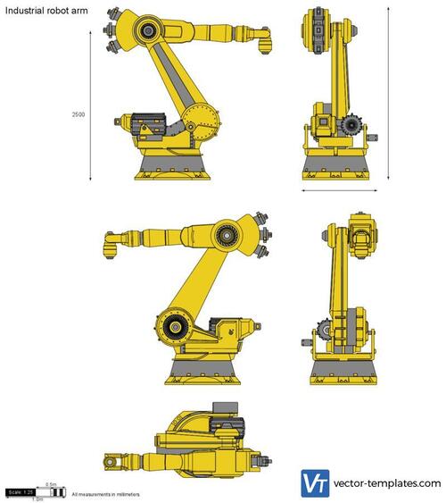 Industrial robot arm