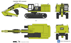 Caterpillar 390F excavator