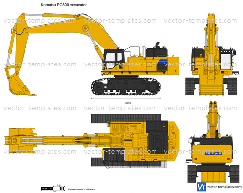 Komatsu PC800 excavator