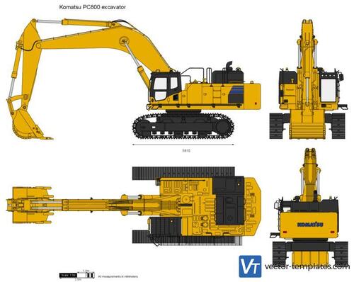 Komatsu PC800 excavator