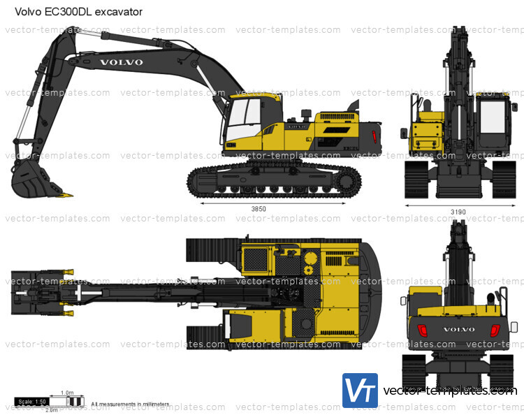 Volvo EC300DL excavator