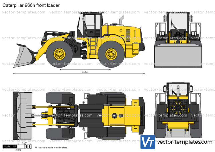 Caterpillar 966h front loader