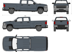 Generic Pickup truck double cab 2010s