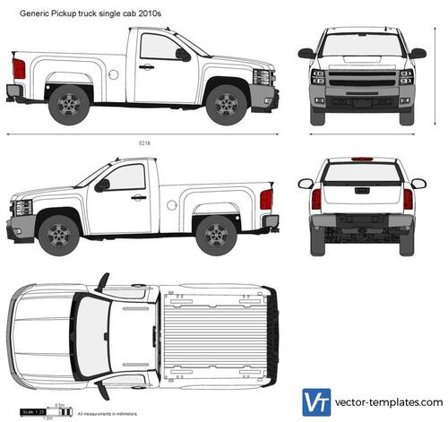 Generic Pickup truck single cab 2010s