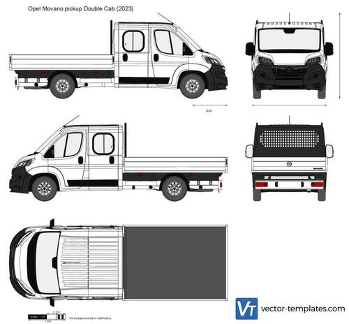 Opel Movano pickup Double Cab