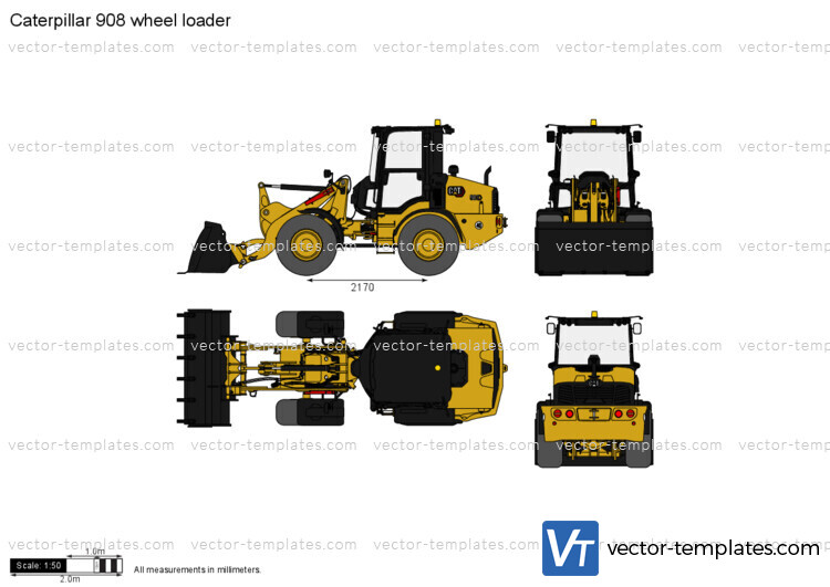 Caterpillar 908 wheel loader