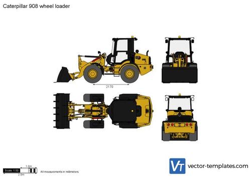 Caterpillar 908 wheel loader