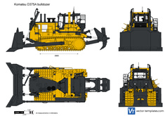 Komatsu D375A bulldozer