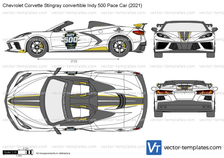 Chevrolet Corvette Stingray convertible Indy 500 Pace Car