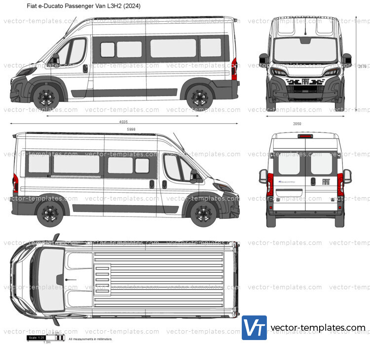 Fiat e-Ducato Passenger Van L3H2