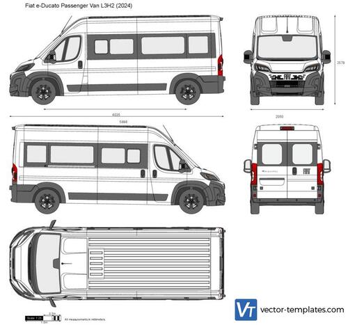 Fiat e-Ducato Passenger Van L3H2