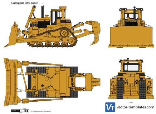 Caterpillar D10 dozer