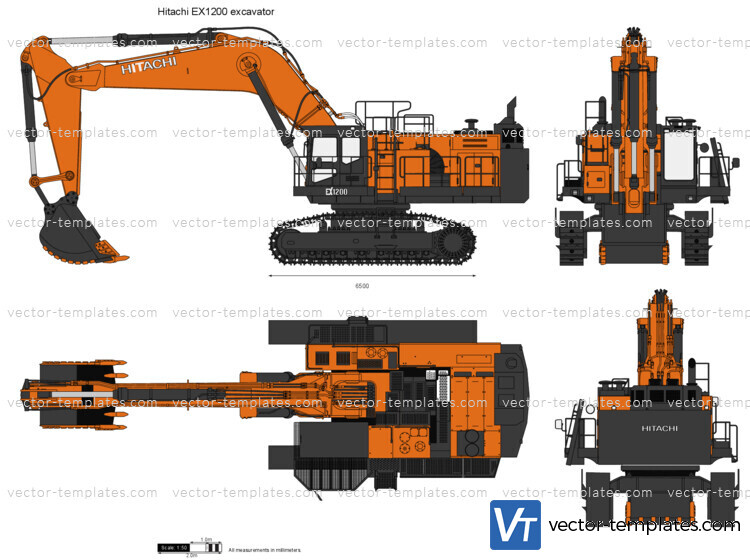 Hitachi EX1200 excavator