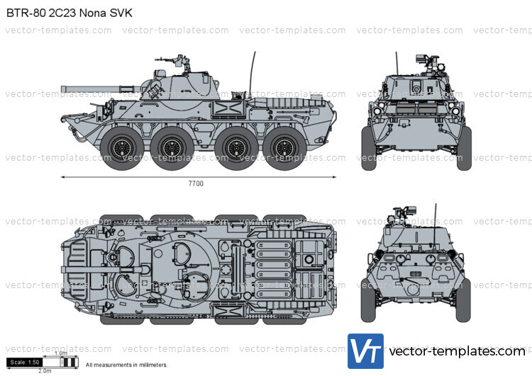 BTR-80 2C23 Nona SVK