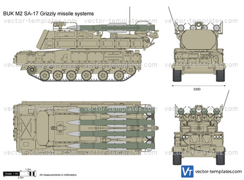 BUK M2 SA-17 Grizzly missile systems