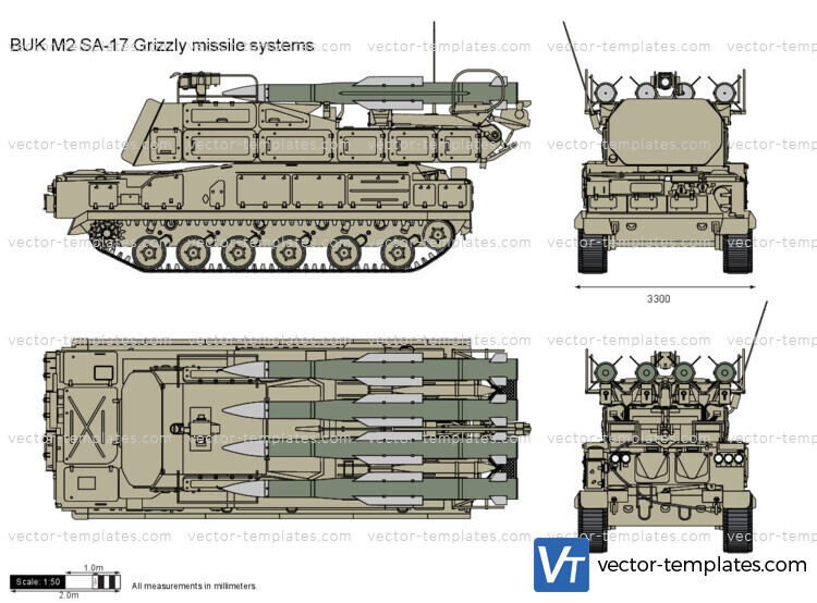 BUK M2 SA-17 Grizzly missile systems