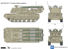 BUK M2 SA-17 Grizzly missile systems