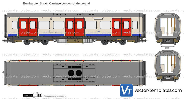 Bombardier S-train Carriage London Underground