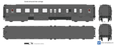 Soviet armoured train carriage