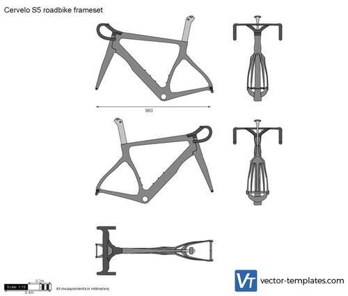 Cervelo S5 roadbike frameset