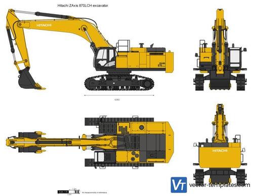 Hitachi ZAxis 870LCH excavator