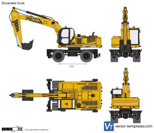 Excavator truck