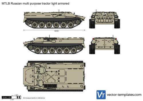 MTLB Russian multi purpose tractor light armored