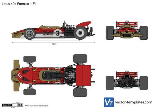 Lotus 49c Formula 1 F1