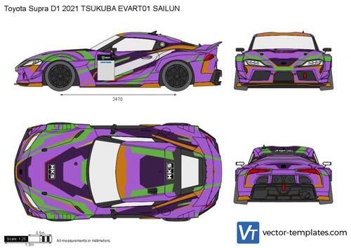 Toyota Supra D1 2021 TSUKUBA EVART01 SAILUN