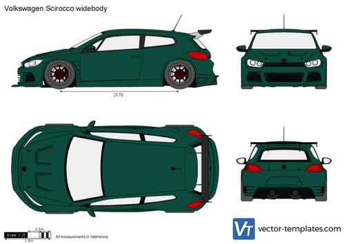 Volkswagen Scirocco widebody