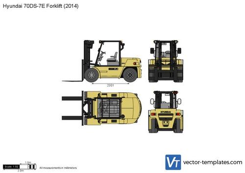 Hyundai 70DS-7E Forklift