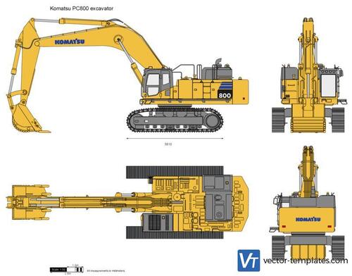 Komatsu PC800 excavator