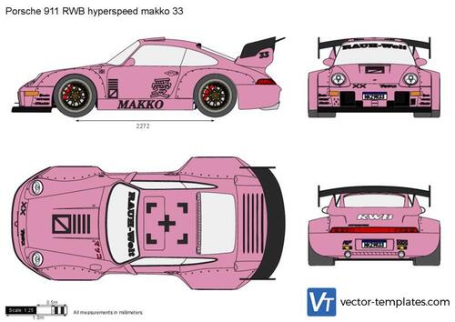 Porsche 911 RWB hyperspeed makko 33