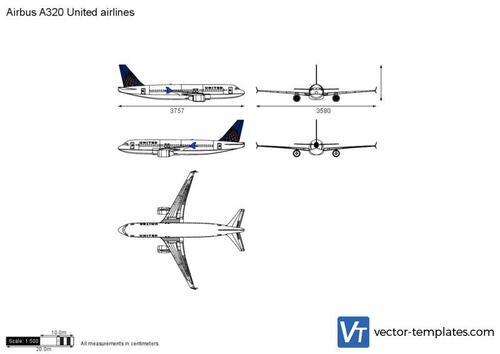 Airbus A320 United airlines