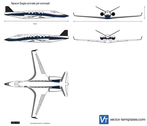 Space Eagle private jet concept